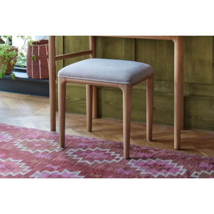 G Plan Winchester Retro Oak Upholstered Stool