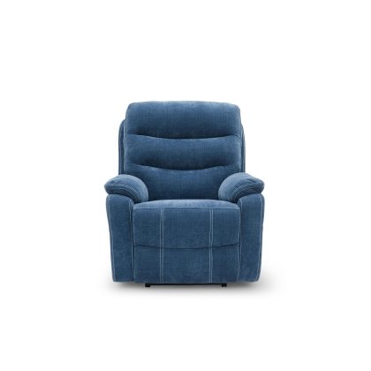Halo Tech Fabric Power Head Tilt Recliner Chair