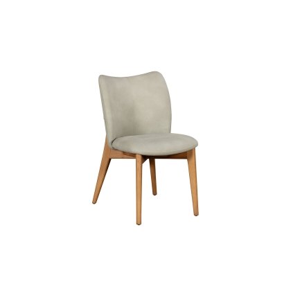 Spencer PU Leather Dining Chair in Misty Grey