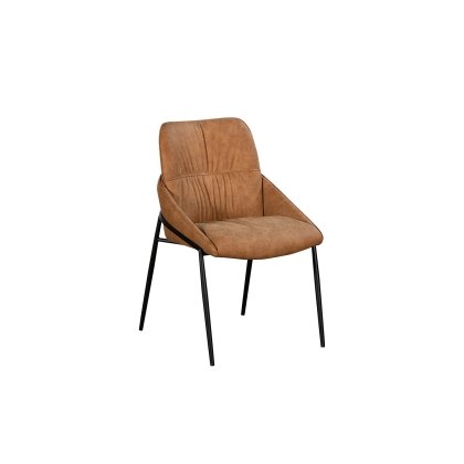 Jackson PU Leather Dining Chair in Tan Jackson PU Leather Dining Chair in Tan