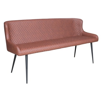 Heron Industrial Bench in Tan PU Heron Industrial Bench in Tan PU