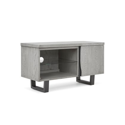 Brooklyn Grey Oak Small 90cm TV Media Unit