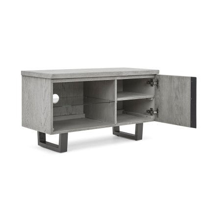 Brooklyn Grey Oak Small 90cm TV Media Unit