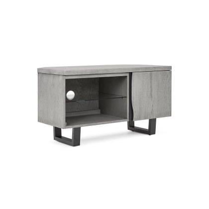 Brooklyn Grey Oak Corner 90cm TV Media Unit