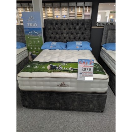 Ex-Display Newquay - Trio Naturals 3ft Divan and Oslo Headboard