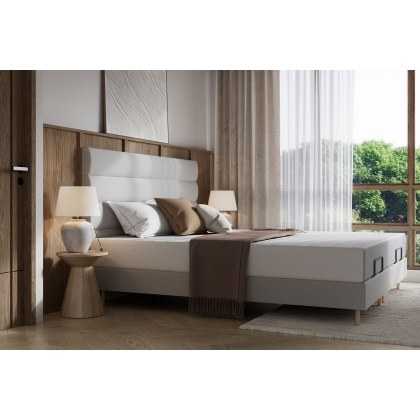 TEMPUR Form Spring Adjustable Bed with Horizontal Headboard TEMPUR Form Spring Adjustable Bed with Horizontal Headboard
