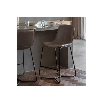 Gallery Direct Set of 2 Hawking Bar Stool in Ember