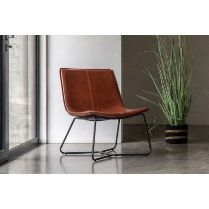 Gallery Direct Hawking Lounge Chair in Brown