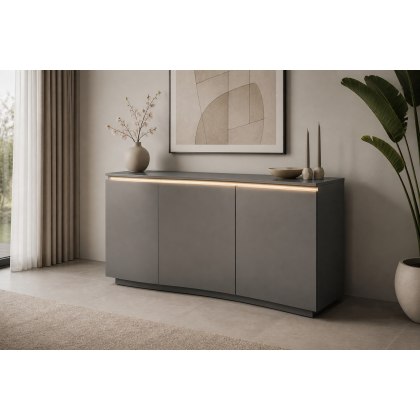 New Vida Living Lazzaro Sideboard with LED Lights New Vida Living Lazzaro Sideboard with LED Lights