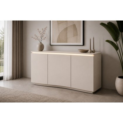 New Vida Living Lazzaro Sideboard with LED Lights New Vida Living Lazzaro Sideboard with LED Lights