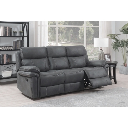 Richmond Fabric 3 Seater Recliner Sofa in Charcoal Grey Richmond Fabric 3 Seater Recliner Sofa in Charcoal Grey