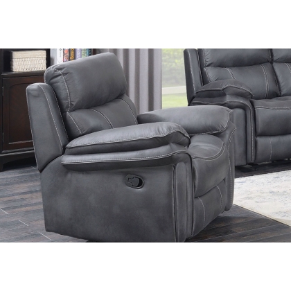 Richmond Fabric Recliner Chair in Charcoal Grey Richmond Fabric Recliner Chair in Charcoal Grey