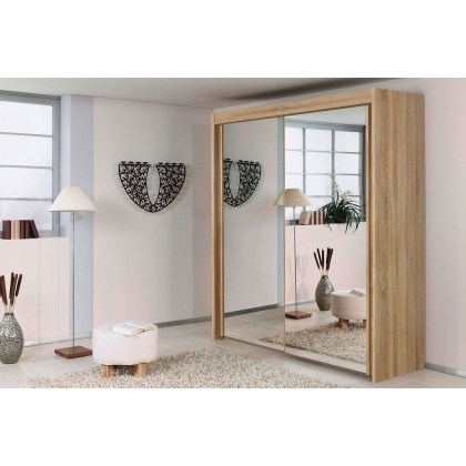 Imperial 2 Door Mirrored Wardrobe