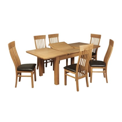 Treviso Oak 140-200cm Ext Dining Table