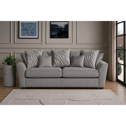 Fantasy 3 Seater Pillow Back Sofa
