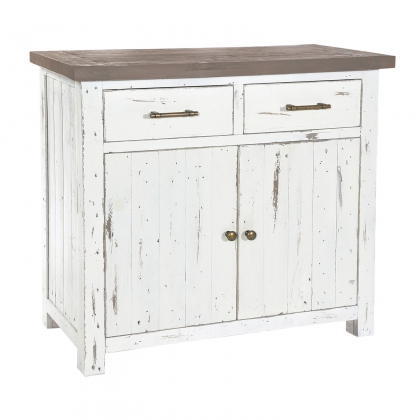 Purbeck Reclaimed Wood Painted Small Sideboard