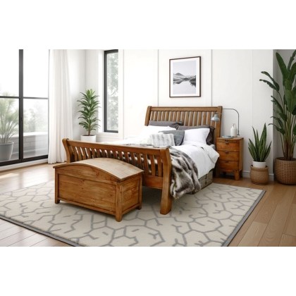 Bermuda Reclaimed Wood Slatted Bedframe