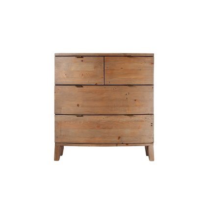 Bermuda Reclaimed Wood 4 Drawer Chest of Drawers