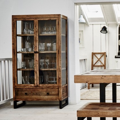 Nixon Reclaimed Wood Display Cabinet