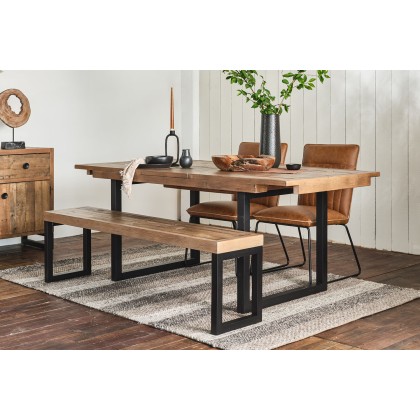 Nixon Reclaimed Wood 140cm-180cm Extending Dining Table