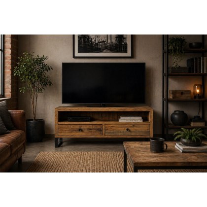 Nixon Reclaimed Wood Small TV Unit
