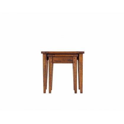 Martinique Solid Mango Wood Nest of Tables