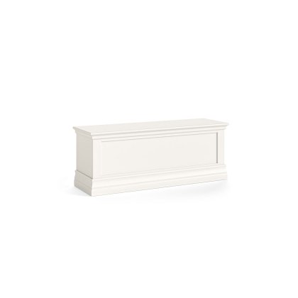 Burgundy Painted Coconut Milk Blanket Box Burgundy Painted Coconut Milk Blanket Box