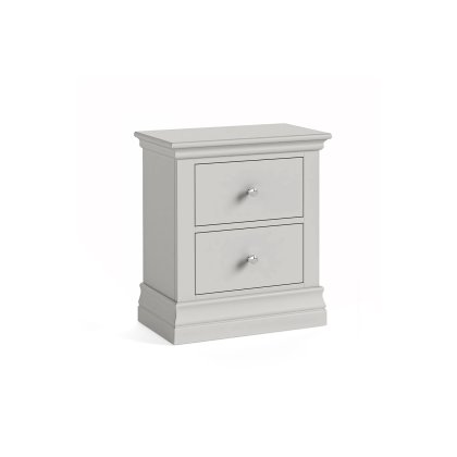 Burgundy Painted Light Grey 2 Drawer Bedside Table Burgundy Painted Light Grey 2 Drawer Bedside Table