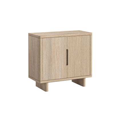 Portobello Oak Shoe Storage Cupboard