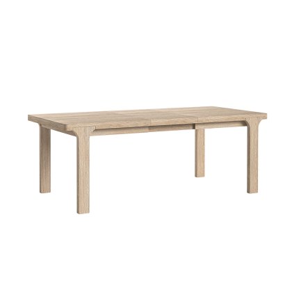 Portobello Oak 165-215cm Large Extending Dining Table