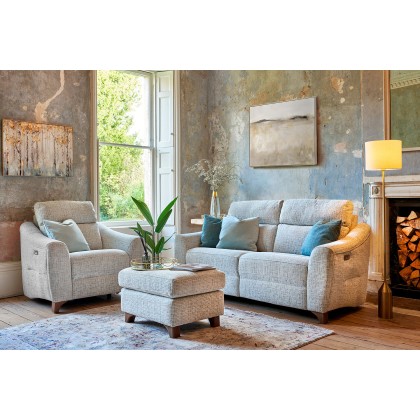 G Plan Monza Fabric 3 Seater Recliner Sofa