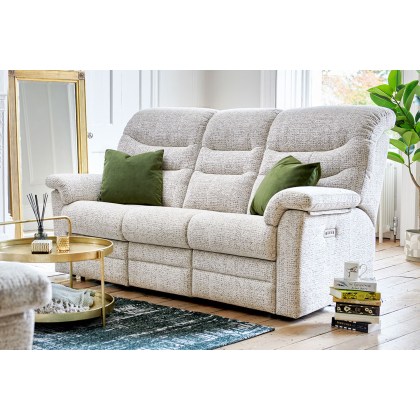 G Plan Ledbury Fabric 3 Seater Recliner Sofa