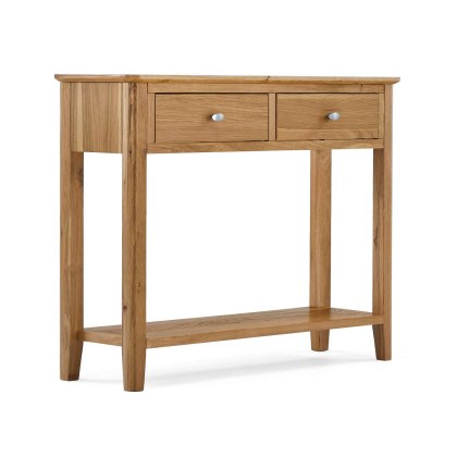 Bath Oak Console Table