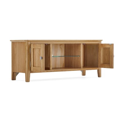 Bath Oak Large TV Unit