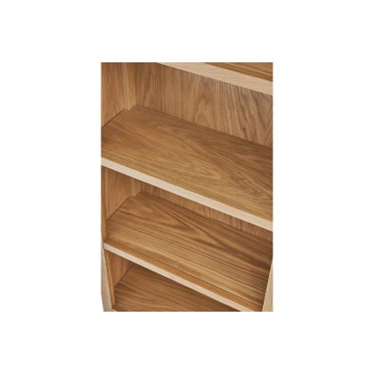 Bath Oak Slim Bookcase