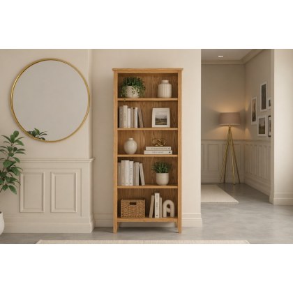 Bath Oak Large Bookcase