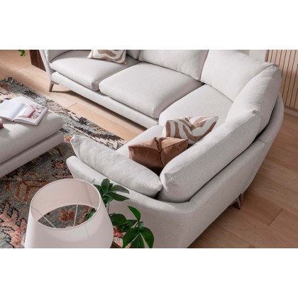 Ellis Fabric Large 6 Seater Corner Sofa