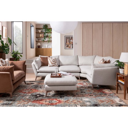 Ellis Fabric Large 6 Seater Corner Sofa Ellis Fabric Large 6 Seater Corner Sofa