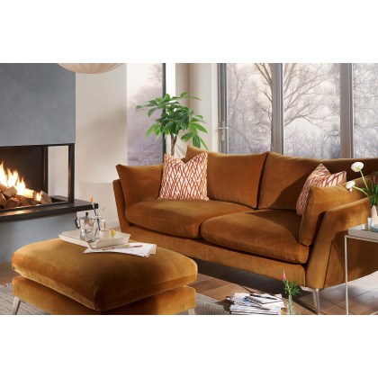 Ellis Fabric Extra Large 4 Seater Sofa Ellis Fabric Extra Large 4 Seater Sofa