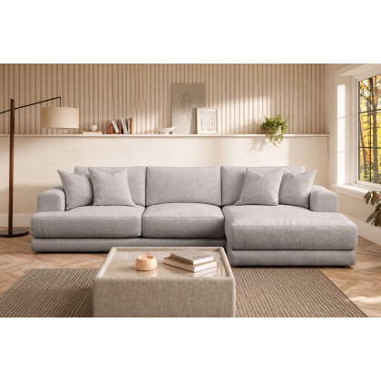 Niki Fabric Medium 3 Seater Chaise Sofa Niki Fabric Medium 3 Seater Chaise Sofa