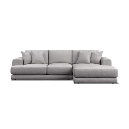 Niki Fabric Medium 3 Seater Chaise Sofa