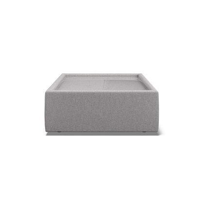 Niki Fabric Modular Square Glass Top Table Niki Fabric Modular Square Glass Top Table