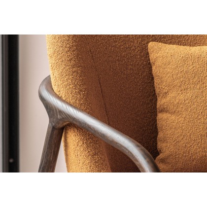 Gallery Direct Alegra Armchair in Ochre