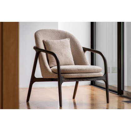 Gallery Direct Alegra Armchair in Taupe Gallery Direct Alegra Armchair in Taupe