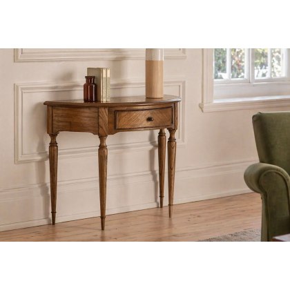 Gallery Direct Highgrove Demi Lune Table