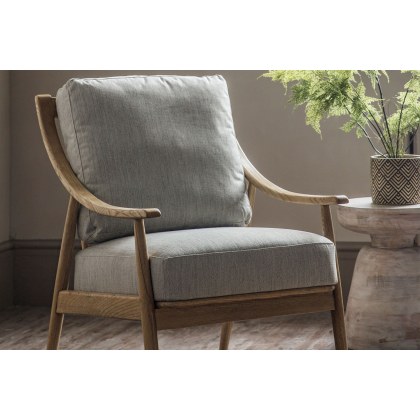 Gallery Direct Reliant Armchair in Natural Linen