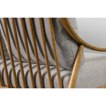 Gallery Direct Reliant 2 Seater Sofa in Natural Linen Gallery Direct Reliant 2 Seater Sofa in Natural Linen