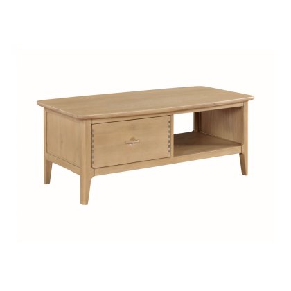 Cotswold Oak Coffee Table with Drawer
