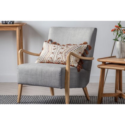 Gallery Direct Chedworth Armchair in Charcoal Fabric Gallery Direct Chedworth Armchair in Charcoal Fabric