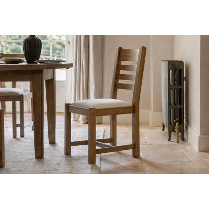 Gallery Direct Hardwick Smoked Oak Dining Chairs (Pair)